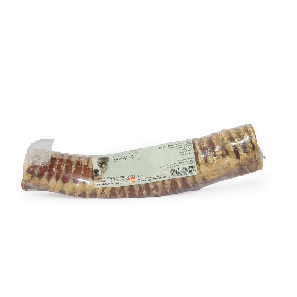 Snack'it Okseluftrør m. Fyld 25cm